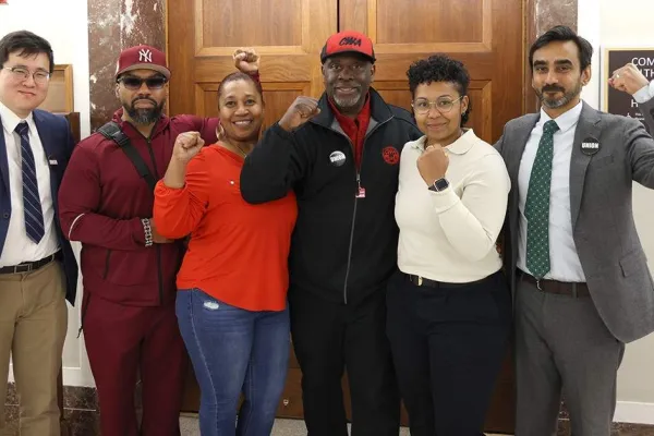CWAers Rally on Capitol Hill for Bargaining Rights