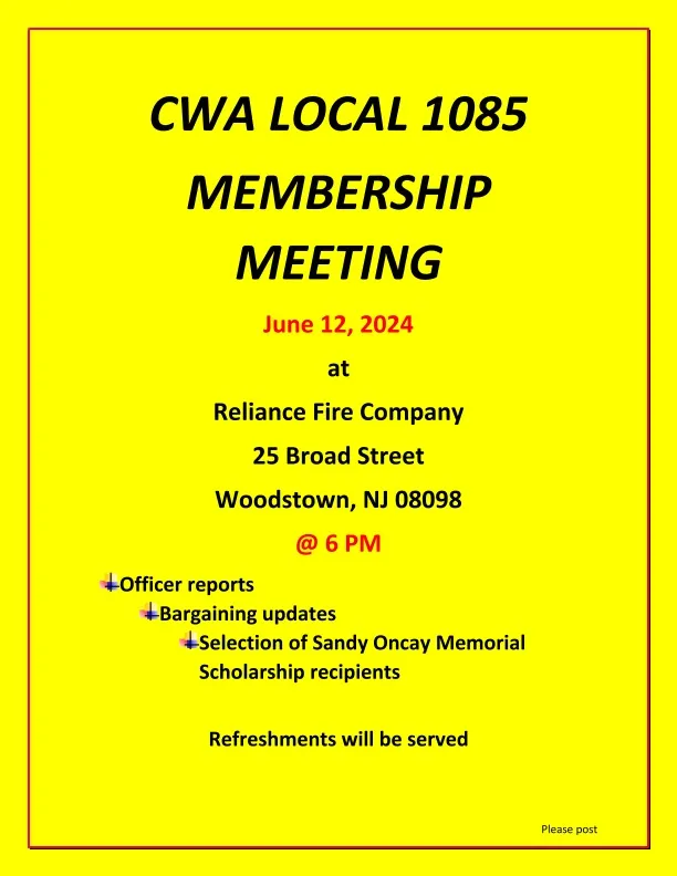 June membership meeting flyer